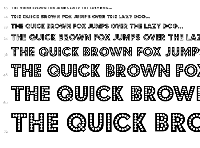 Budmo font waterfall